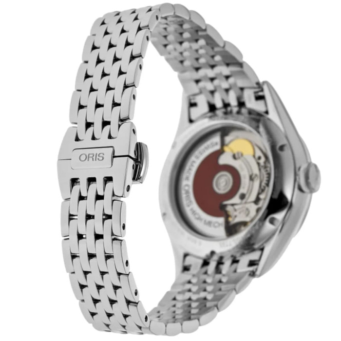 ORIS  Женские швейцарские часы, автоматический механизм, сталь, 36 мм